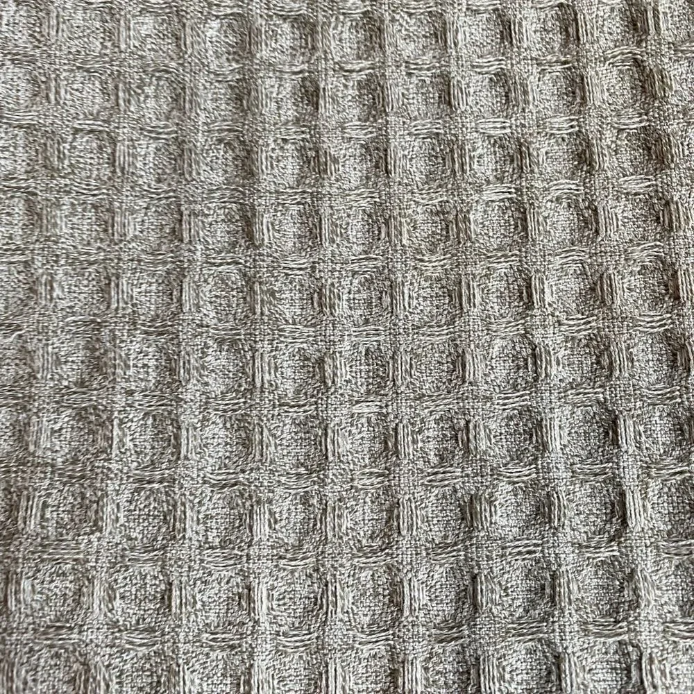 Threshold Small Waffle Designed Shower Curtain